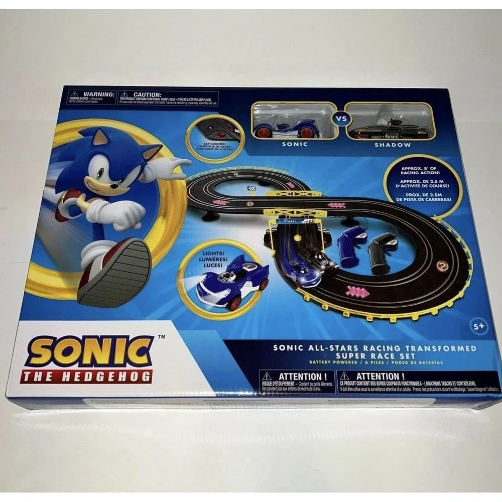 NEW Sonic and‎ Shadow Sega All-Stars Racing Transformed Super Race Set Track NIB